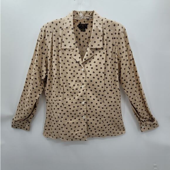 Charter Club Vintage Tailored Button Up Midi Pleated Skirt Set 2 Piece Outfit - Picture 3 of 15